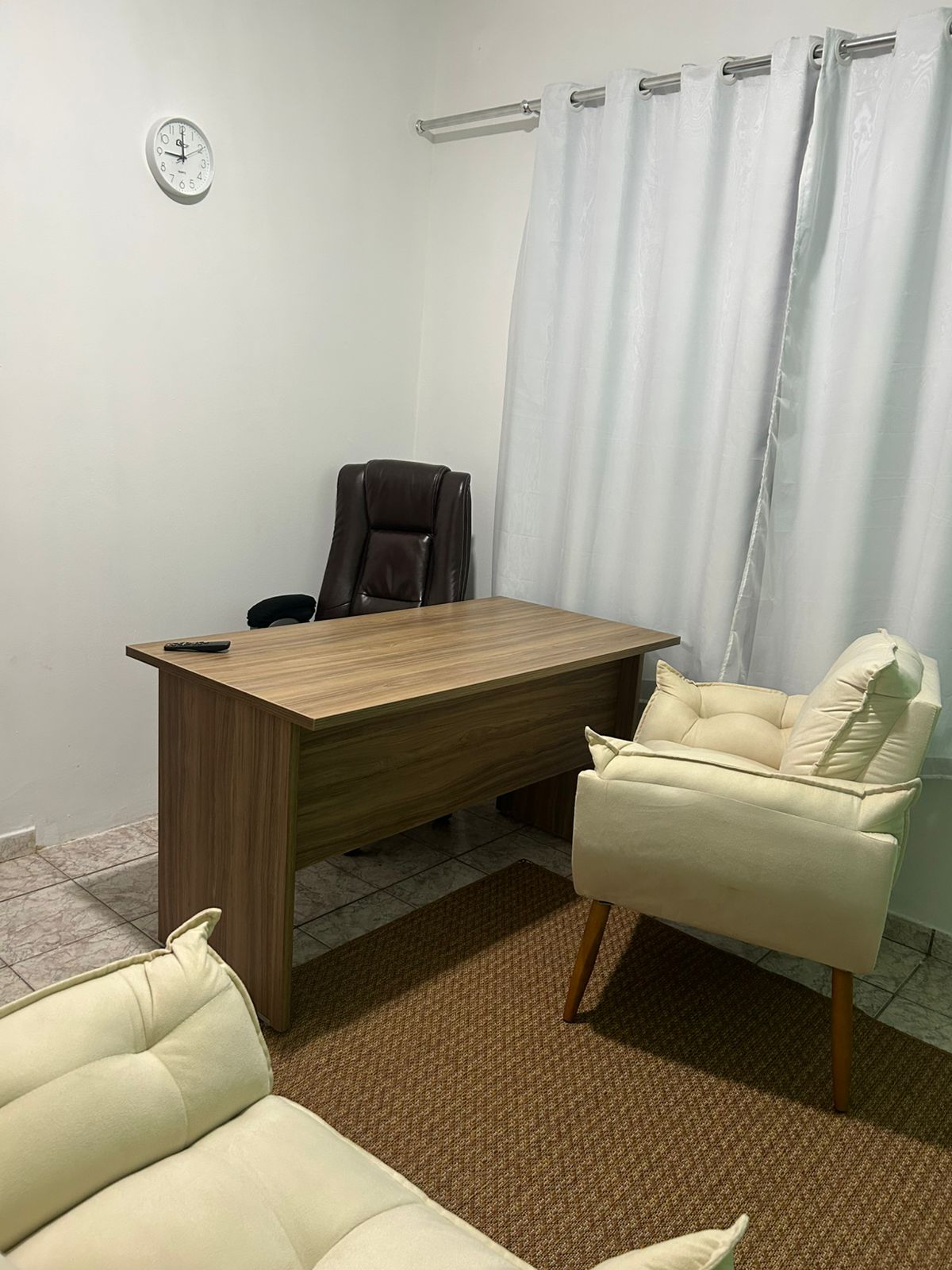 Recepção da clínica